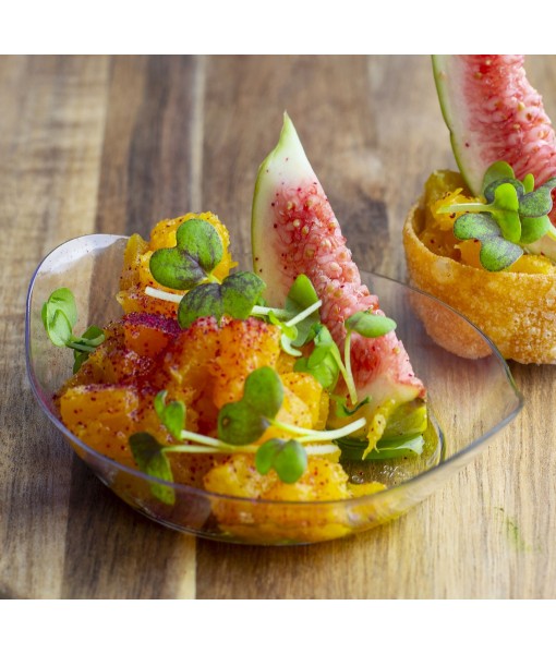 Pumpa relish sallad med fikon och örter