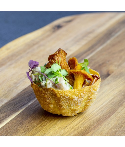 Tryffel & svampragu och örter i krispigt skal